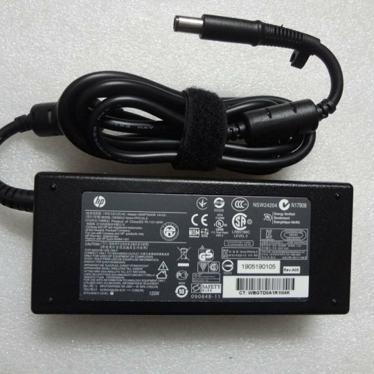 SẠC LAPTOP HP 18.5V – 6.5A ĐẦU KIM (HÀNG ZIN LINH KIỆN)